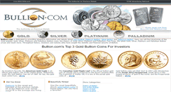 Desktop Screenshot of bullion.com