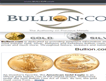 Tablet Screenshot of bullion.com
